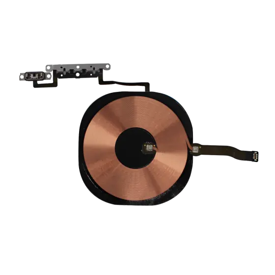 Wireless Ladespule mit Volum-Flex und NFC-Antenne passend für iPhone für verschiedene Modelle